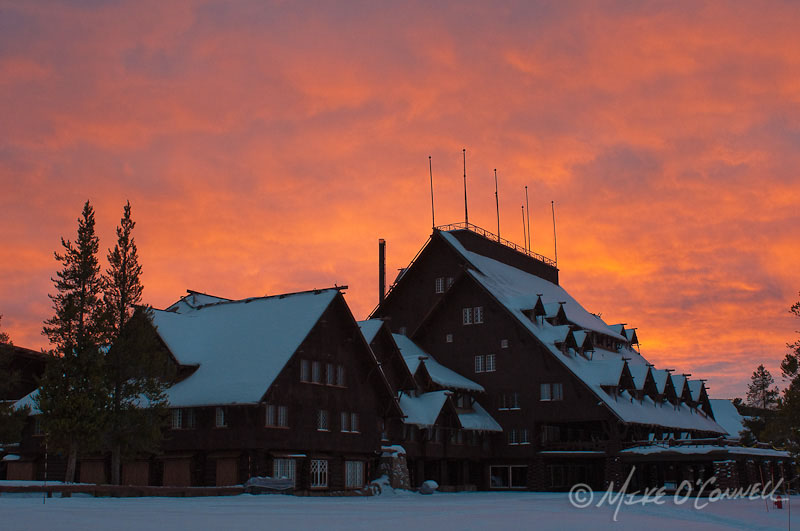 Old Faithful Sunset