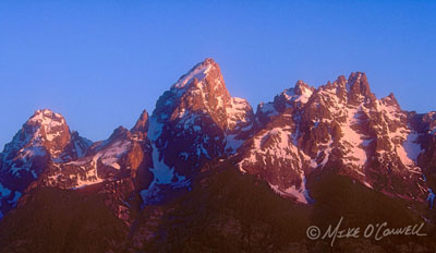 Sunrise on the Tetons